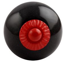 Black Round Red Fitting Ceramic Knob